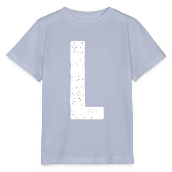 L-Buchstabe - Stanley/Stella Kinder T-Shirt MINI CREATOR  - Lavendel-Violett - Vorne - Braiden (125cm)