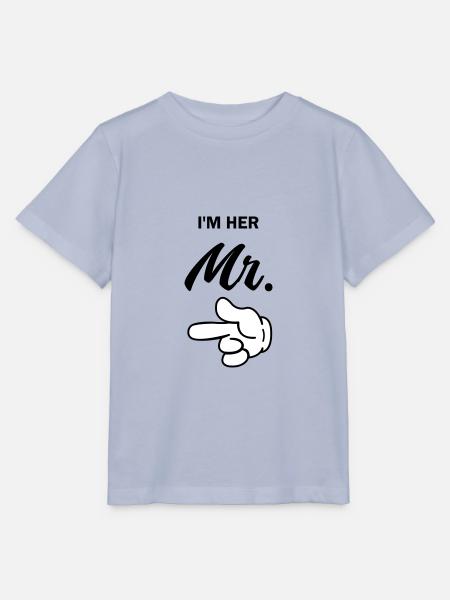 im her mr - Stanley/Stella Kinder T-Shirt MINI CREATOR - Lavendel-Violett
