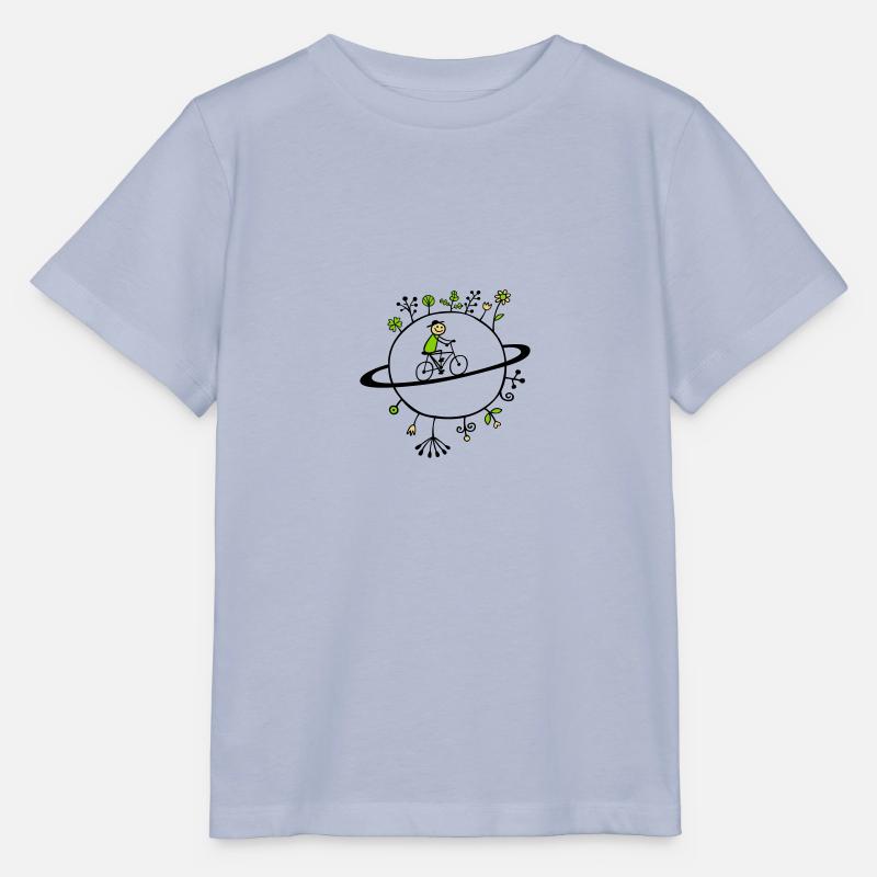 Welten-Radler - Stanley/Stella Kinder T-Shirt MINI CREATOR - Lavendel-Violett
