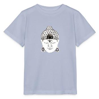 Buddha - Stanley/Stella Kinder T-Shirt MINI CREATOR  - Lavendel-Violett - Vorne - Braiden (125cm)