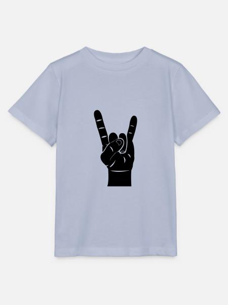Rock Hand - Stanley/Stella Kinder T-Shirt MINI CREATOR - Lavendel-Violett