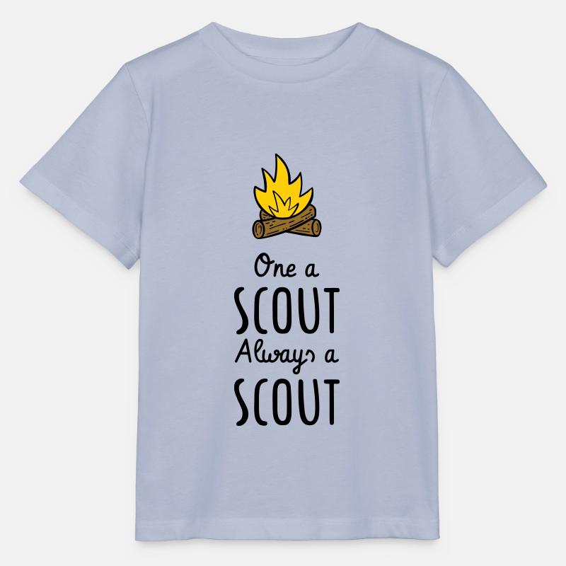 One a scout Always a scout - T-shirt bio MINI CREATOR Stanley/Stella Enfant - lavande-violet
