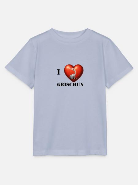 I Love Grischun - Stanley/Stella Kinder T-Shirt MINI CREATOR - Lavendel-Violett