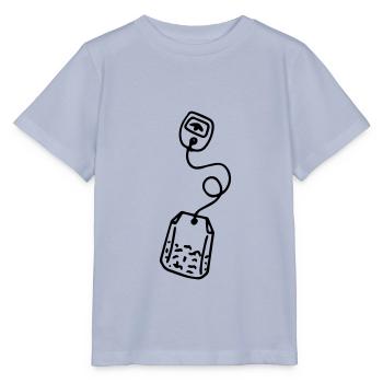 Tea bags Tea Teacup Tea drinker Tea Tealover - Stanley/Stella MINI CREATOR Kids’ T-Shirt - lavender-violet - Front - Braiden (125cm)