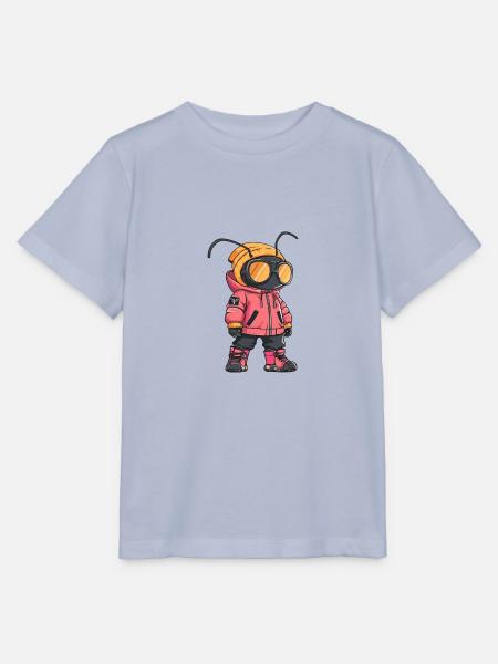 Ameise Winter - Stanley/Stella Kinder T-Shirt MINI CREATOR - Lavendel-Violett