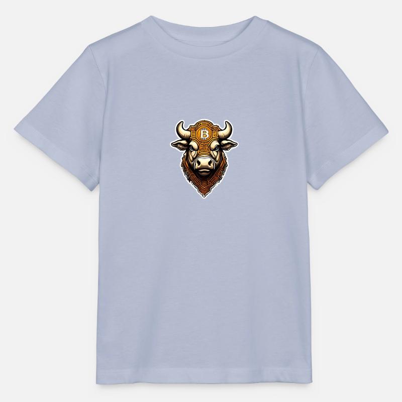 Bitcoin Bulle BTC - Stanley/Stella Kinder T-Shirt MINI CREATOR  - Lavendel-Violett