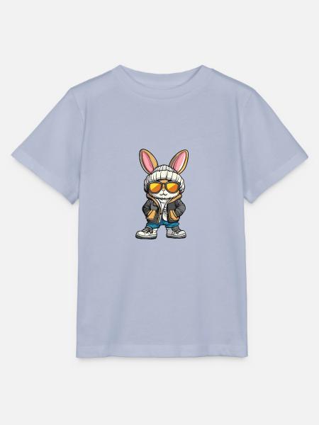 Hase Winter Comic - Stanley/Stella Kinder T-Shirt MINI CREATOR - Lavendel-Violett