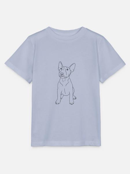 Bullterrier Puppy - Stanley/Stella Kinder T-Shirt MINI CREATOR  - Lavendel-Violett