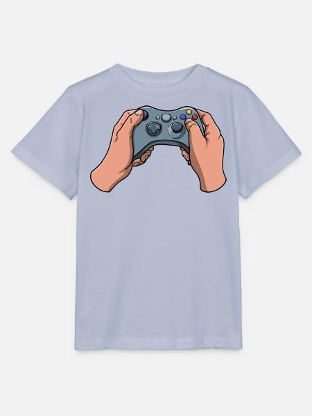 Gamer Controller - Stanley/Stella Kinder T-Shirt MINI CREATOR - Lavendel-Violett