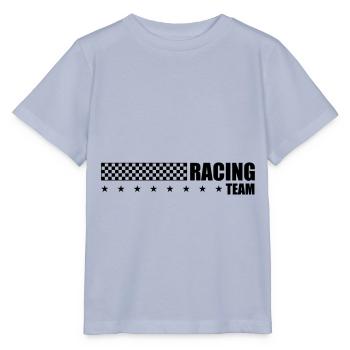 racing flag team - Stanley/Stella MINI CREATOR Kids’ T-Shirt - lavender-violet - Front - Braiden (125cm)