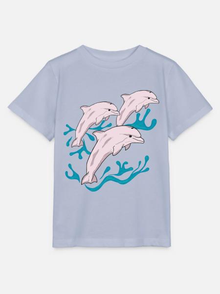 Drei Delphine - Stanley/Stella Kinder T-Shirt MINI CREATOR - Lavendel-Violett