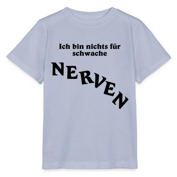 Ich bin nichts für schwache Nerven - Stanley/Stella Kinder T-Shirt MINI CREATOR  - Lavendel-Violett - Vorne - Braiden (125cm)