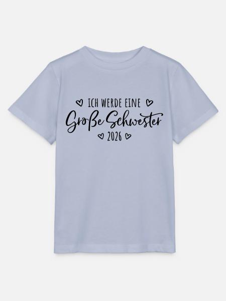 Ich werde eine große Schwester 2026 - Stanley/Stella Kinder T-Shirt MINI CREATOR - Lavendel-Violett