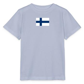 Drapeau national de la Finlande (petit) - T-shirt bio MINI CREATOR Stanley/Stella Enfant - lavande-violet - Devant - Braiden (125cm)