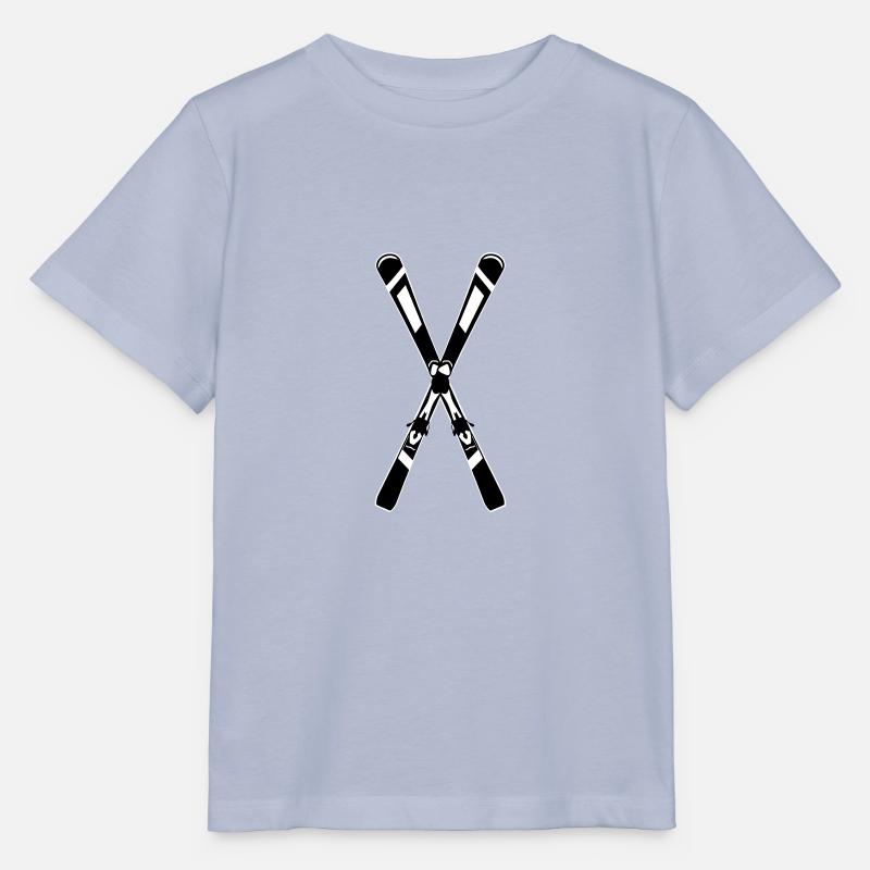 Ski cross, ski - T-shirt bio MINI CREATOR Stanley/Stella Enfant - lavande-violet