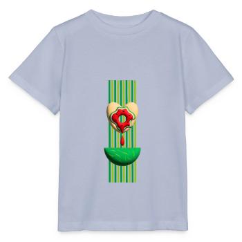 Melonen Sommerzeit mit Herz Donut. - Stanley/Stella Kinder T-Shirt MINI CREATOR  - Lavendel-Violett - Vorne - Braiden (125cm)