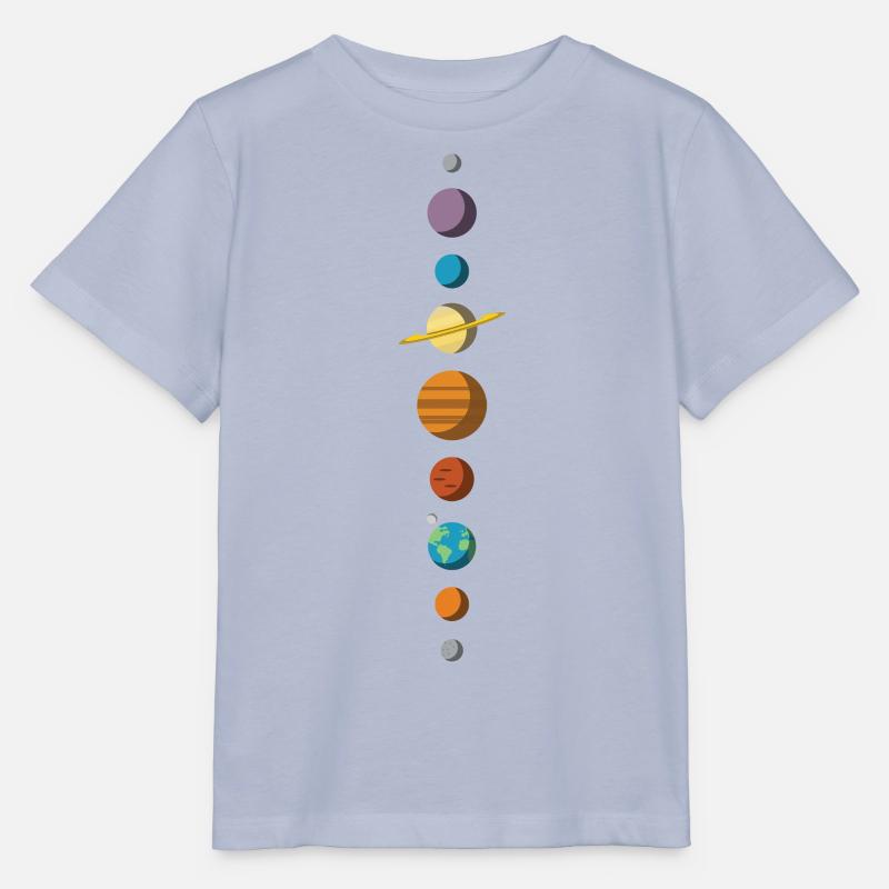 Sonnensystem - Stanley/Stella Kinder T-Shirt MINI CREATOR  - Lavendel-Violett