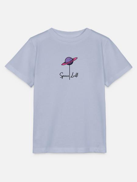 Space Lolli Saturn - Stanley/Stella Kinder T-Shirt MINI CREATOR  - Lavendel-Violett