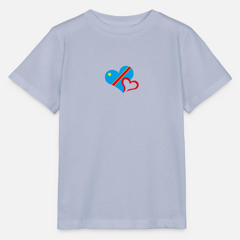 Congo, I love Congo - Stanley/Stella MINI CREATOR Kids’ T-Shirt - lavender-violet
