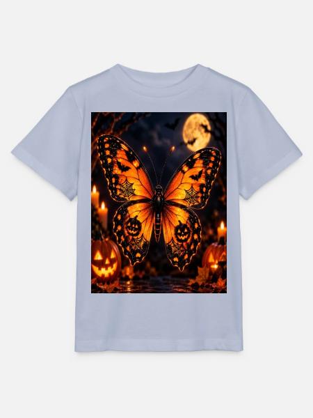 Halloween-Schmetterling – Festliche Illustration - Stanley/Stella Kinder T-Shirt MINI CREATOR  - Lavendel-Violett