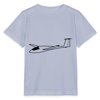Glider Glider Aircraft Plane Glider - Stanley/Stella MINI CREATOR Kids’ T-Shirt - lavender-violet - Front - Braiden (125cm)