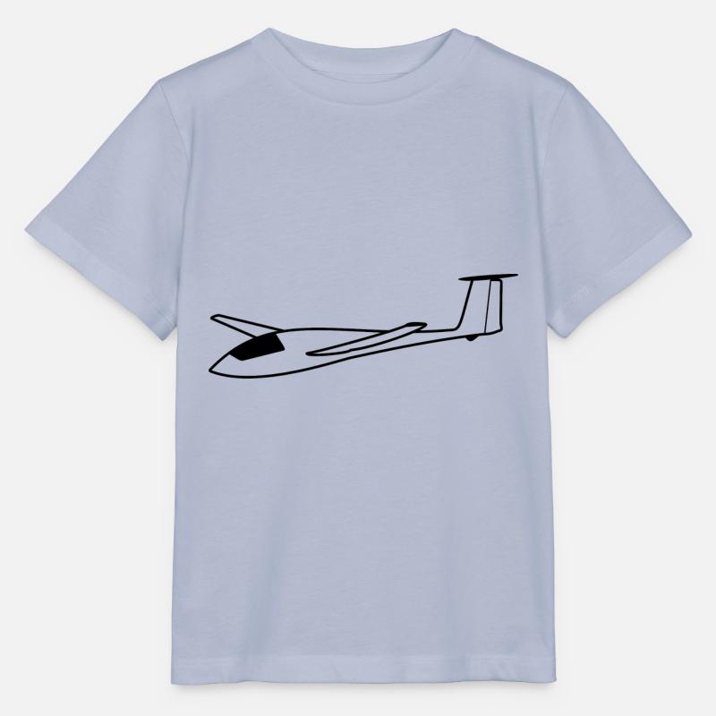 Planeur avion Glider - T-shirt bio MINI CREATOR Stanley/Stella Enfant - lavande-violet