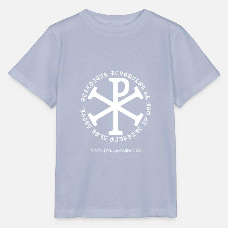 Chrisme blanc - T-shirt bio MINI CREATOR Stanley/Stella Enfant - lavande-violet