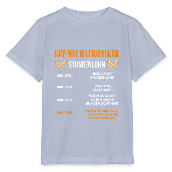 Kfz Mechatroniker Spruch Kfz Mechaniker - Stanley/Stella Kinder T-Shirt MINI CREATOR  - Lavendel-Violett - Vorne - Braiden (125cm)
