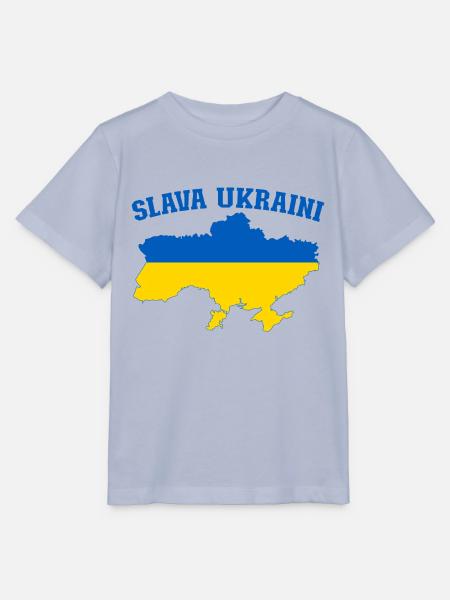 Ukraine Slava Ukraine Flagge - Stanley/Stella Kinder T-Shirt MINI CREATOR  - Lavendel-Violett