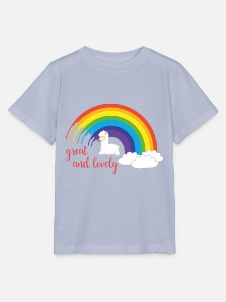 great and lovely - Stanley/Stella Kinder T-Shirt MINI CREATOR - Lavendel-Violett