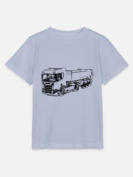 Truck Muldenkipper Kipper LKW camion ciężarówka - Stanley/Stella Kinder T-Shirt MINI CREATOR - Lavendel-Violett