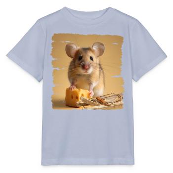 Mice are clever animals - Stanley/Stella MINI CREATOR Kids’ T-Shirt - lavender-violet - Front - Braiden (125cm)