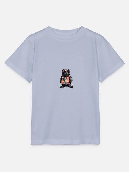 Robbe Tier Cool Sommer - Stanley/Stella Kinder T-Shirt MINI CREATOR - Lavendel-Violett