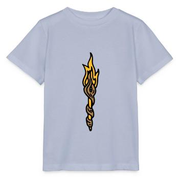 Baguette magique Magicien de la torche - T-shirt bio MINI CREATOR Stanley/Stella Enfant - lavande-violet - Devant - Braiden (125cm)