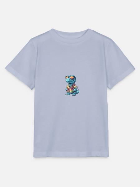 Dinosaurier brontosaurus Sommer - Stanley/Stella Kinder T-Shirt MINI CREATOR - Lavendel-Violett
