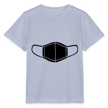 Icône de masque jetable masque protège-dents - T-shirt bio MINI CREATOR Stanley/Stella Enfant - lavande-violet - Devant - Braiden (125cm)