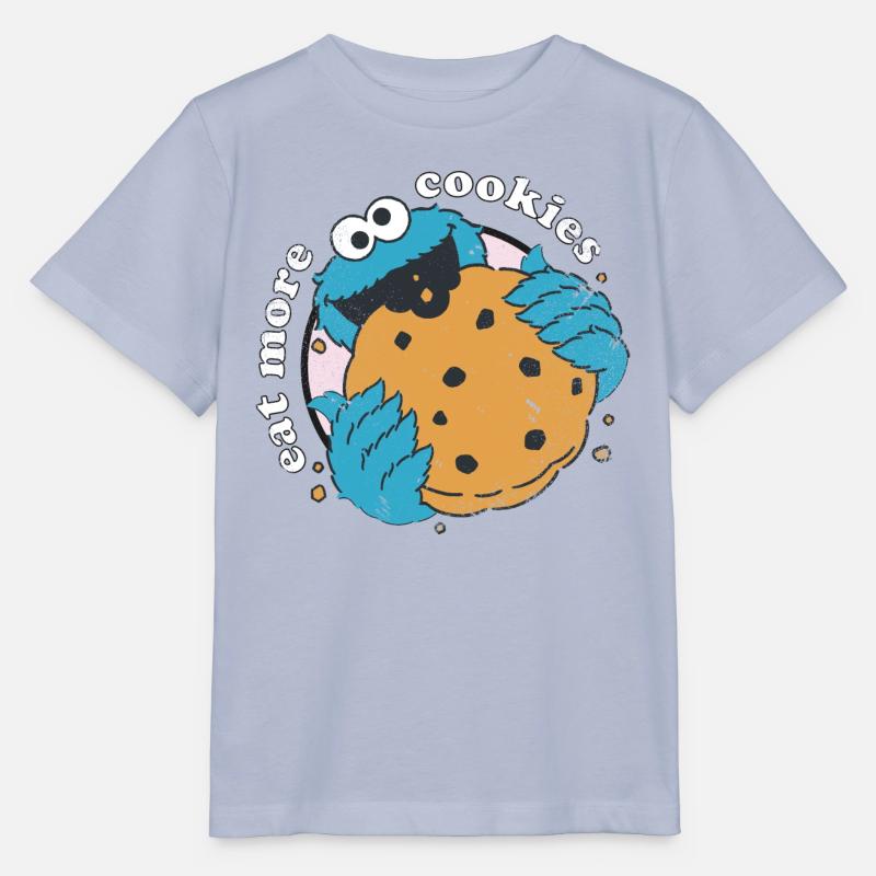 5 Rue Sésame Macaron manger plus de biscuits - T-shirt bio MINI CREATOR Stanley/Stella Enfant - lavande-violet