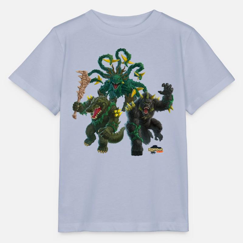 ® sneak ELDRADOR® CREATURES Mostro della giungla - Maglietta per bambini MINI CREATOR di Stanley/Stella - lavanda-violetto