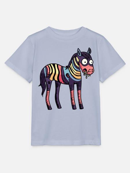 Pferd Halloween Tier - Stanley/Stella Kinder T-Shirt MINI CREATOR - Lavendel-Violett