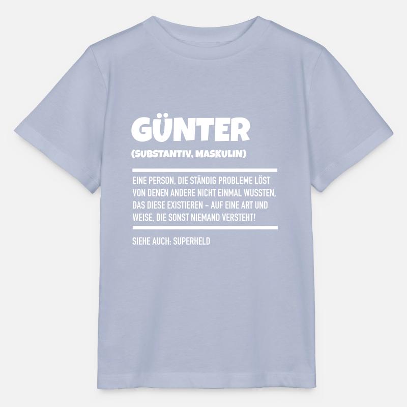 Günter Name Geschenk - Stanley/Stella Kinder T-Shirt MINI CREATOR  - Lavendel-Violett