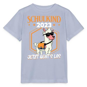 Kita Abgänger - Schulkind 2023 - Einschulung 2023 - Stanley/Stella Kinder T-Shirt MINI CREATOR  - Lavendel-Violett - Vorne - Braiden (125cm)