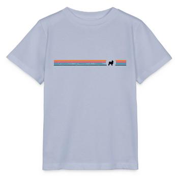Pomeranian dog lover Retro vintage Gift idea - Stanley/Stella MINI CREATOR Kids’ T-Shirt - lavender-violet - Front - Braiden (125cm)