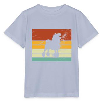 Poodle dog lover Retro vintage Gift idea - Stanley/Stella MINI CREATOR Kids’ T-Shirt - lavender-violet - Front - Braiden (125cm)