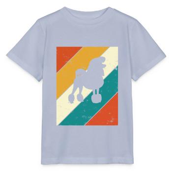 Poodle dog lover Retro vintage Gift idea - Stanley/Stella MINI CREATOR Kids’ T-Shirt - lavender-violet - Front - Braiden (125cm)