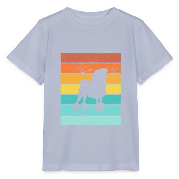 Poodle dog lover Retro vintage Gift idea - Stanley/Stella MINI CREATOR Kids’ T-Shirt - lavender-violet - Front - Braiden (125cm)