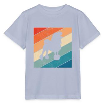 Poodle dog lover Retro vintage Gift idea - Stanley/Stella MINI CREATOR Kids’ T-Shirt - lavender-violet - Front - Braiden (125cm)