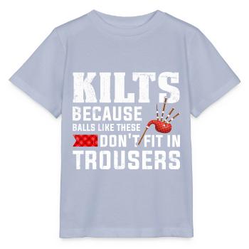 Schottischer Kilt Schottenrock Tartan Schottland - Stanley/Stella Kinder T-Shirt MINI CREATOR  - Lavendel-Violett - Vorne - Braiden (125cm)