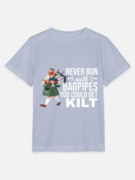 Schottland Fans Tradition Kilt Schottenrock - Stanley/Stella Kinder T-Shirt MINI CREATOR  - Lavendel-Violett