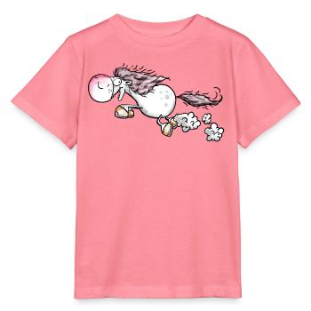 Pferd gibt Vollgas - Stanley/Stella Kinder T-Shirt MINI CREATOR  - Pink  - Vorne