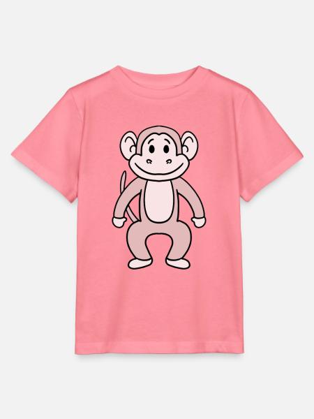 Affe - Stanley/Stella Kinder T-Shirt MINI CREATOR  - Pink 